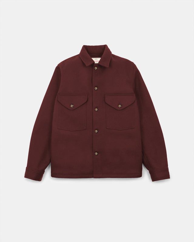 Skyline Overshirt Dark Maroon