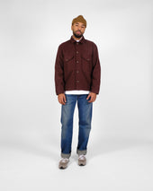 Skyline Overshirt Dark Maroon