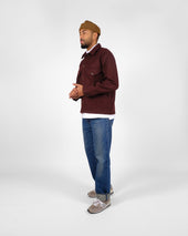 Skyline Overshirt Dark Maroon