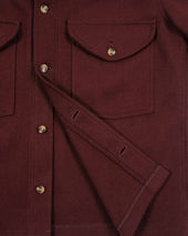 Skyline Overshirt Dark Maroon