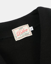 Slouchy Varsity Cardigan Old Gold