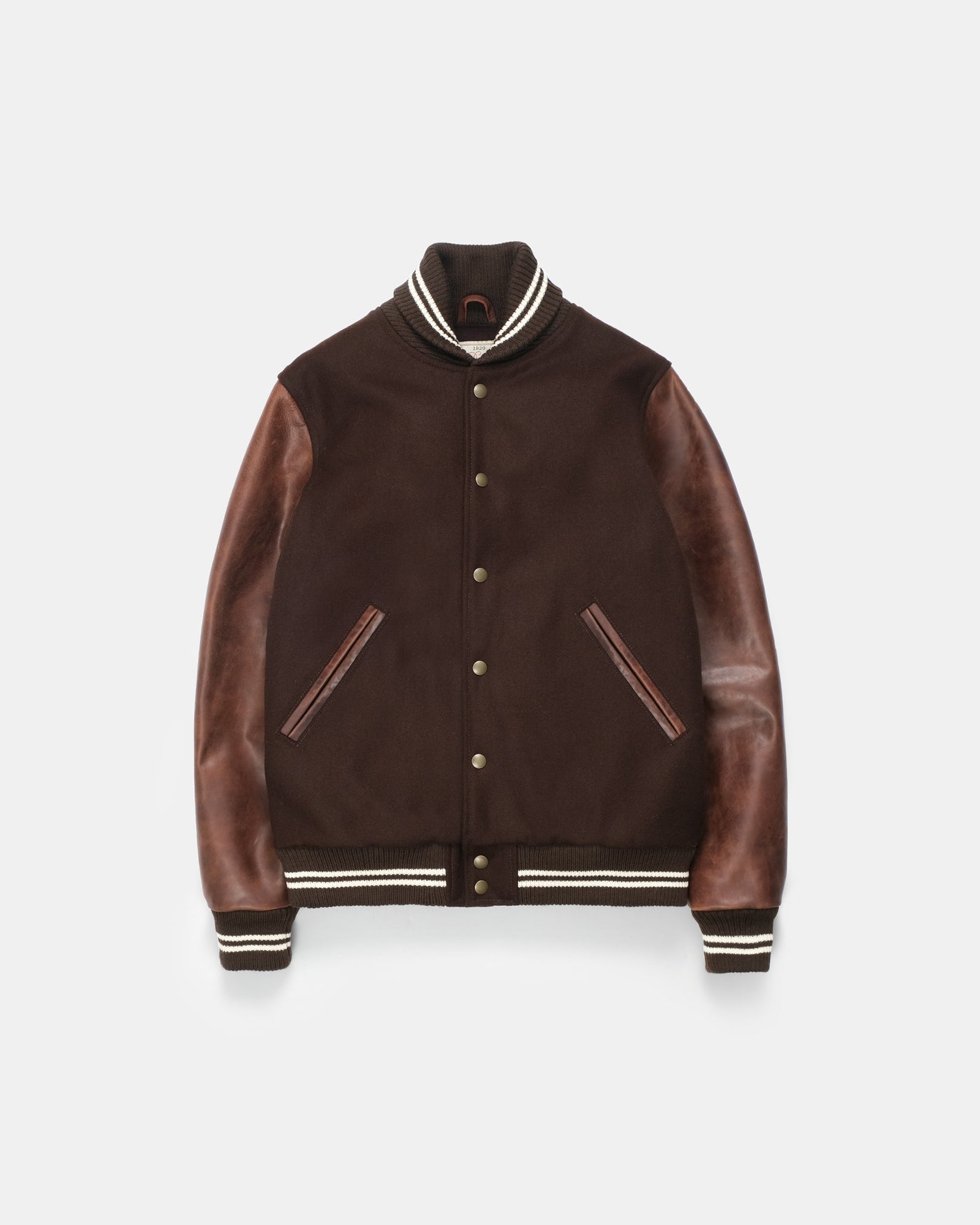 Varsity Jacket Brown Antique Brandy