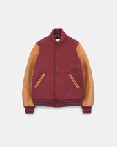 Varsity Jacket Navy Scarlet