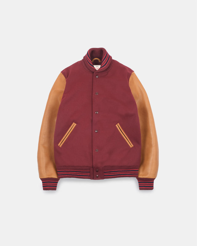 Varsity Jacket Navy Scarlet