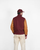 Varsity Jacket Navy Scarlet