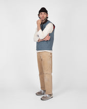 Flight Vest Faded Dry Waxed Rip Stop