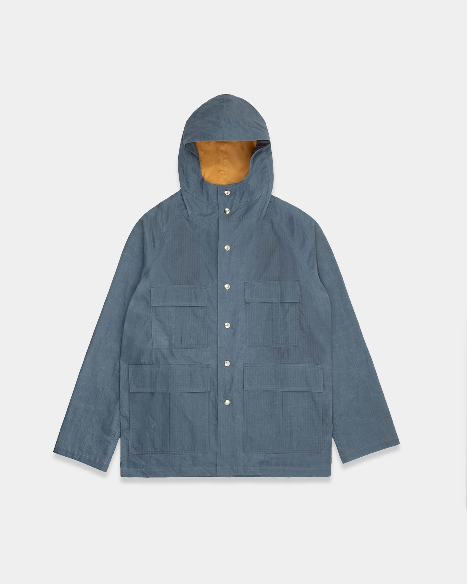 Raincoat Faded Blue Dry Waxed Rip Stop