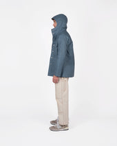 Raincoat Faded Blue Dry Waxed Rip Stop