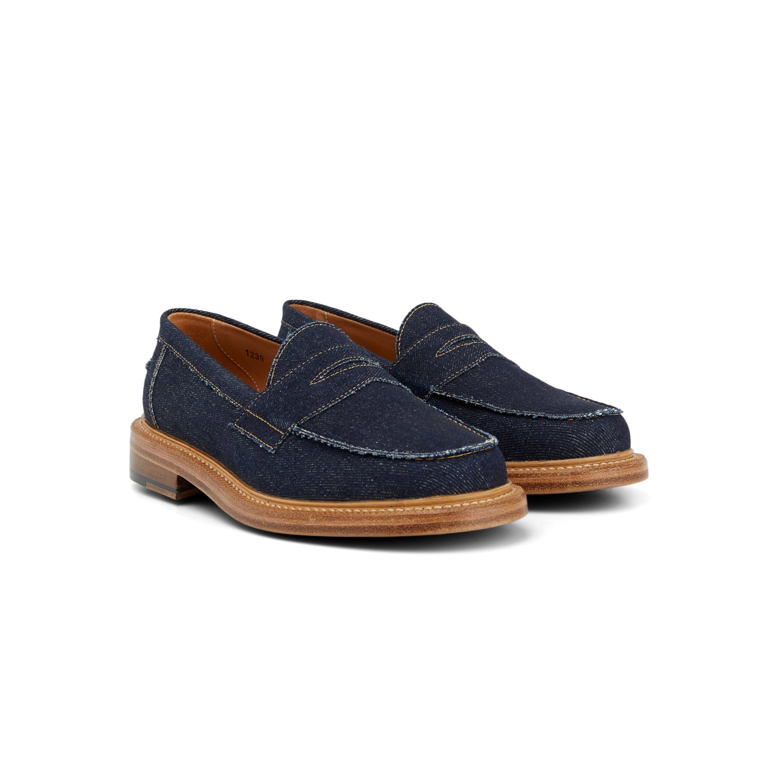 The Ellis Penny Loafer Raw Denim