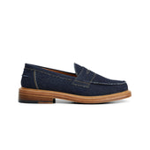 The Ellis Penny Loafer Raw Denim