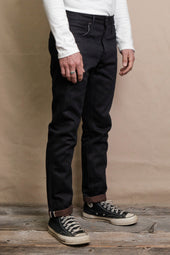 Avila Slim Taper 16 ounce Indigo Brown Denim