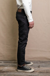 Avila Slim Taper 16 ounce Indigo Brown Denim
