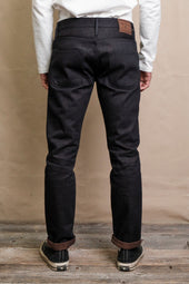 Avila Slim Taper 16 ounce Indigo Brown Denim