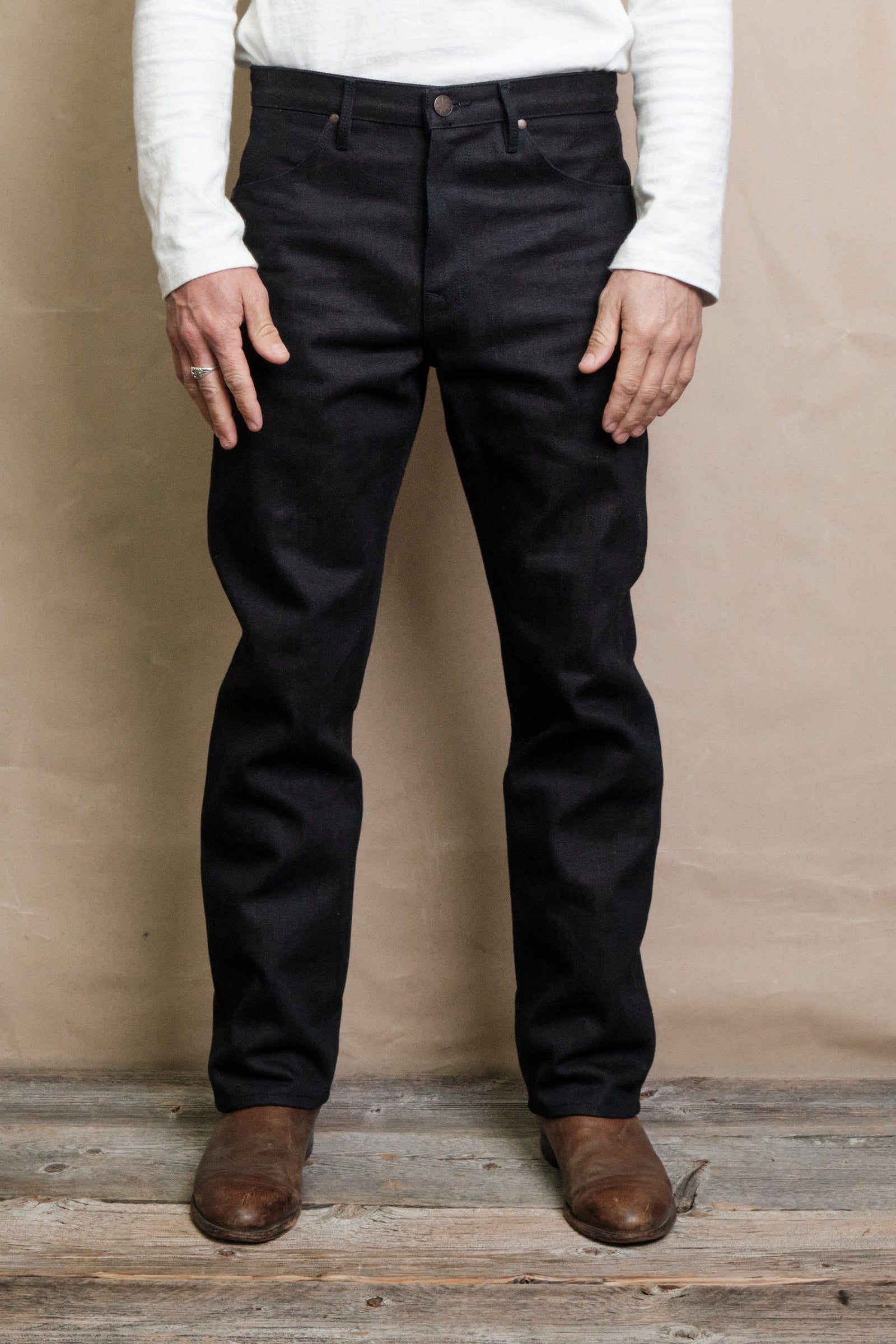 Wilkes Western 16 Ounce Brown Denim