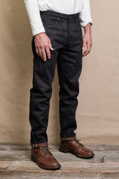 Portola Classic Taper 16 Ounce Indigo Brown Denim