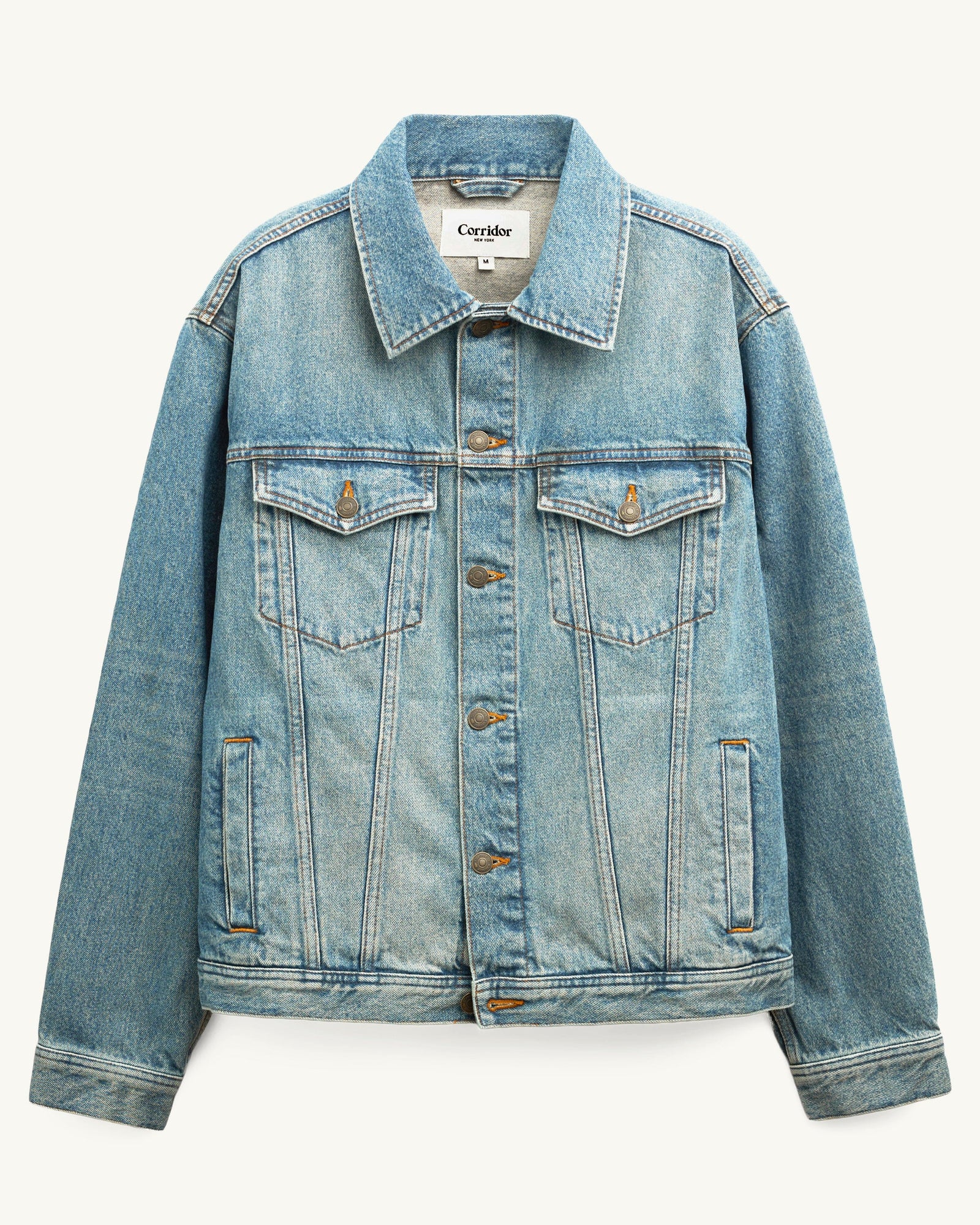Washed Denim Trucker - Indigo