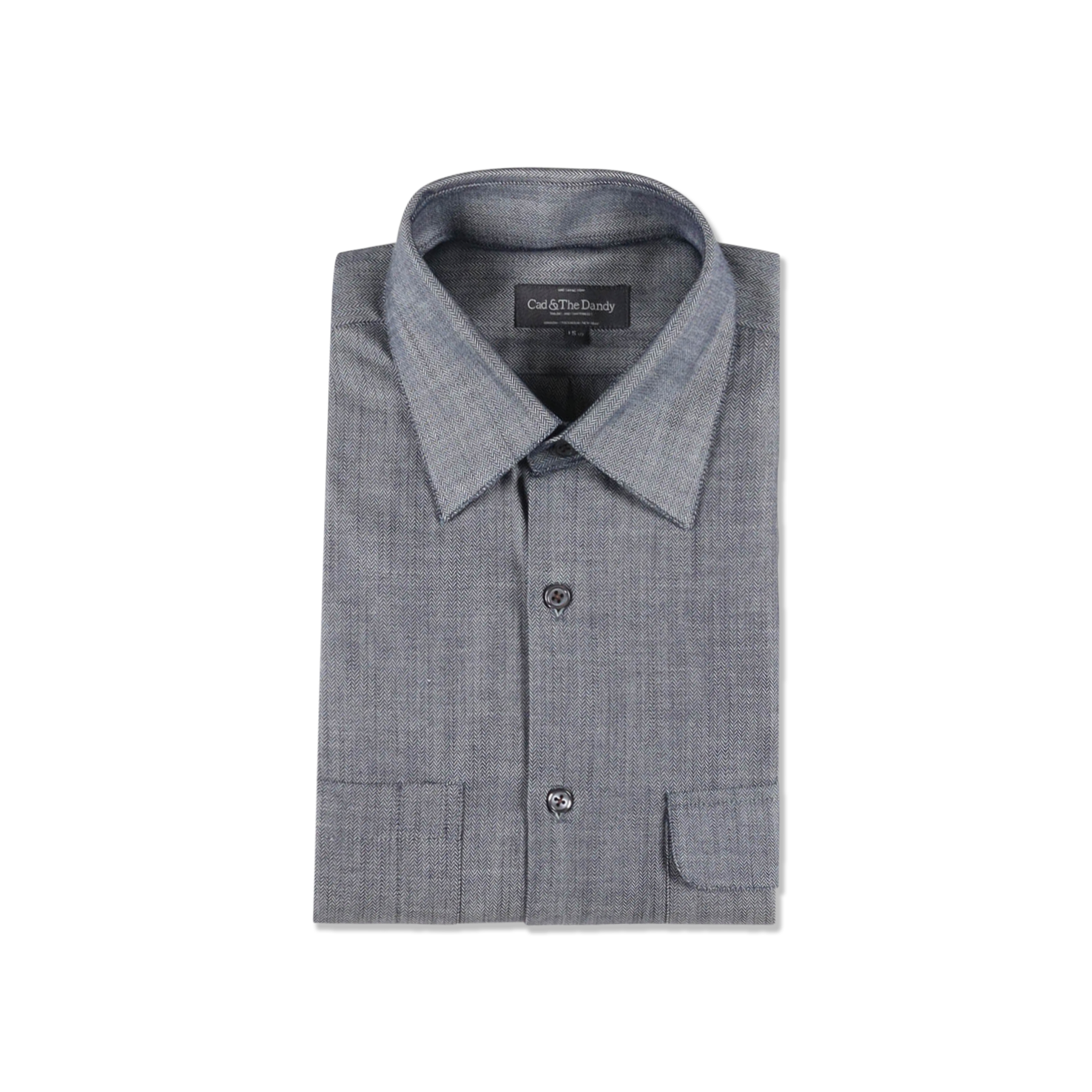 Workshirt In Herringbone Denim