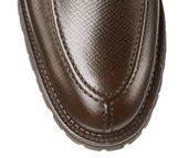 Denver Dark Brown Hatch Grain