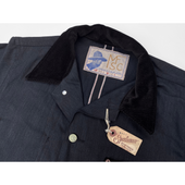 The Desperado Brush Coat - Black Sulfur-dyed Denim