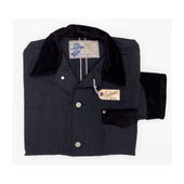 The Desperado Brush Coat - Black Sulfur-dyed Denim