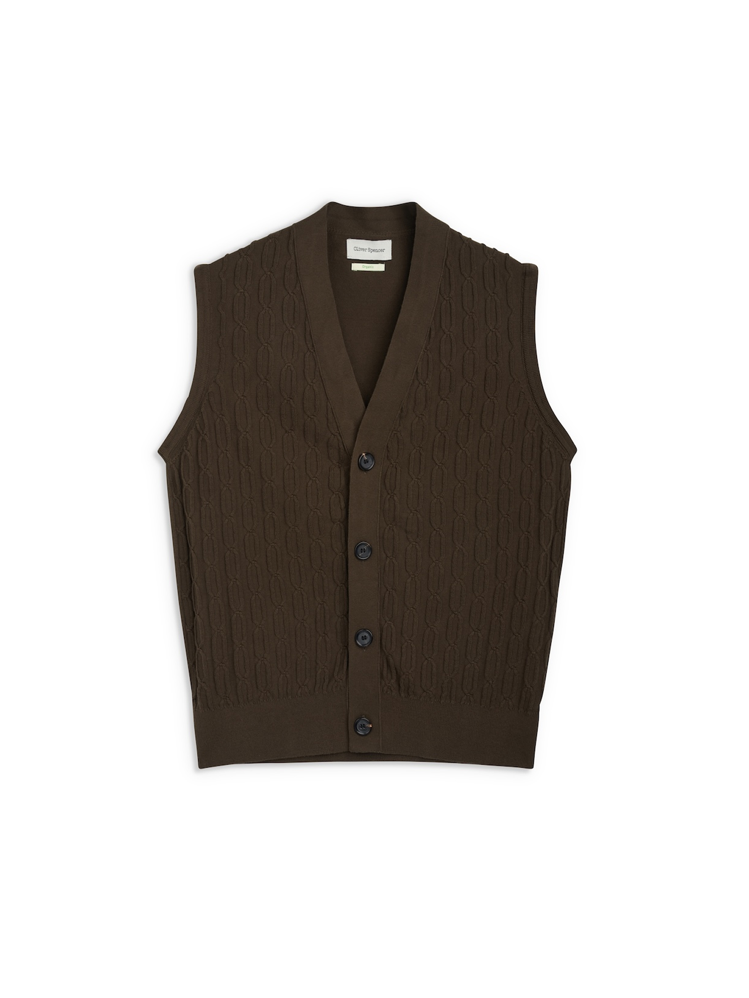 Dewsbury V Neck Penrose Brown