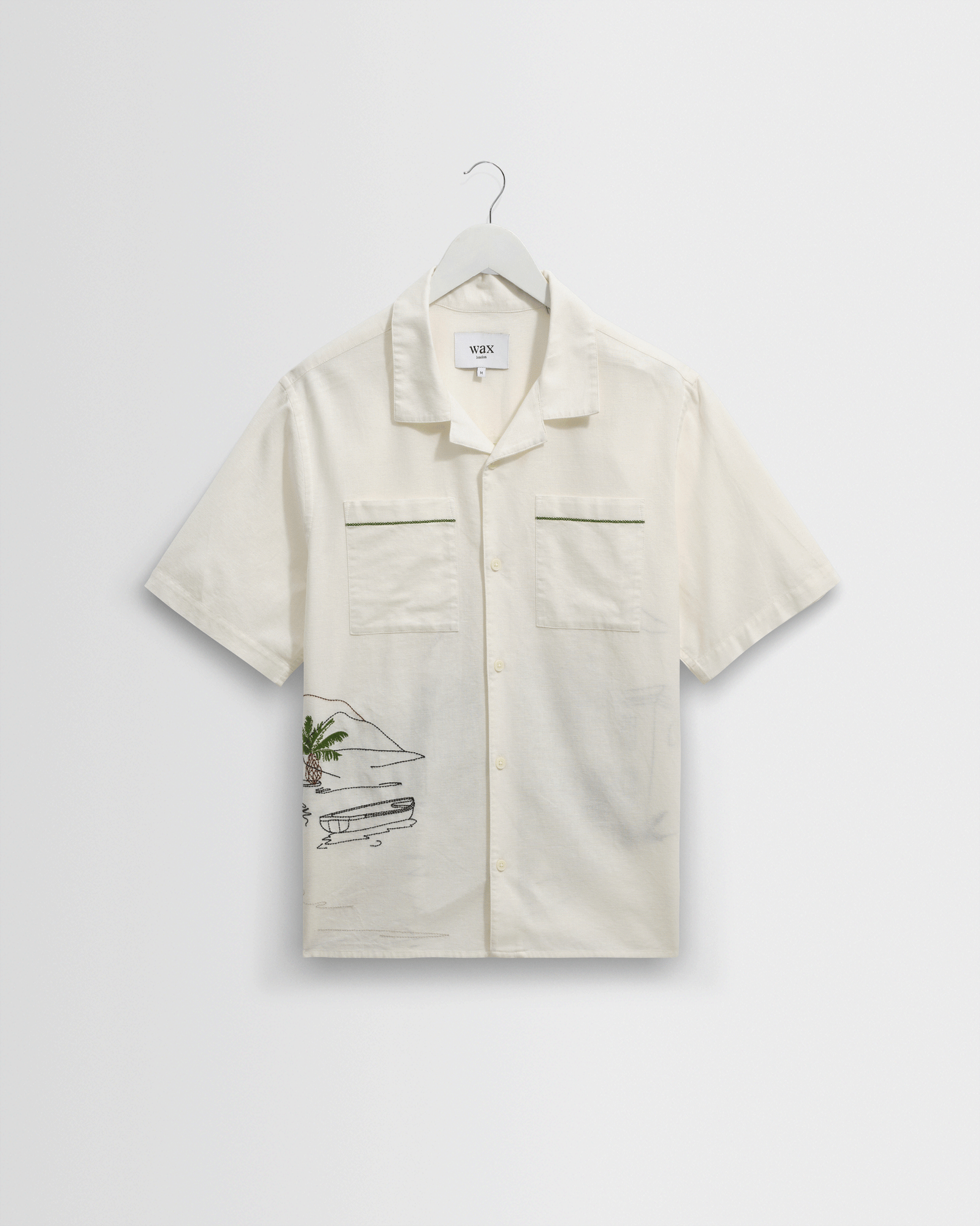 Didcot And Multicolour Embroidered Short Sleeve Shirt