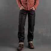 Die Hard Double Knee Straight Leg - 13oz Brownstone Selvage Denim