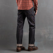 Die Hard Double Knee Straight Leg - 13oz Brownstone Selvage Denim