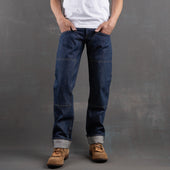 Die Hard Double Knee Straight Leg - 14oz Sky Slub Selvage Denim