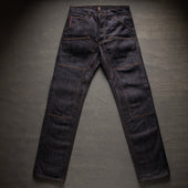 Die Hard Double Knee Straight Leg - 13oz Brownstone Selvage Denim