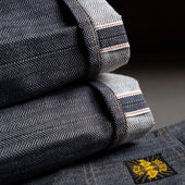 Die Hard Double Knee Straight Leg - 14oz Indigo Herringbone Selvage Denim