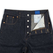 Five Pocket Jeans In Sea Island Cotton Japanese Selvedge