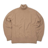 Aamalia Raglan Sleeve Turtleneck In Beige Wool And Cashmere