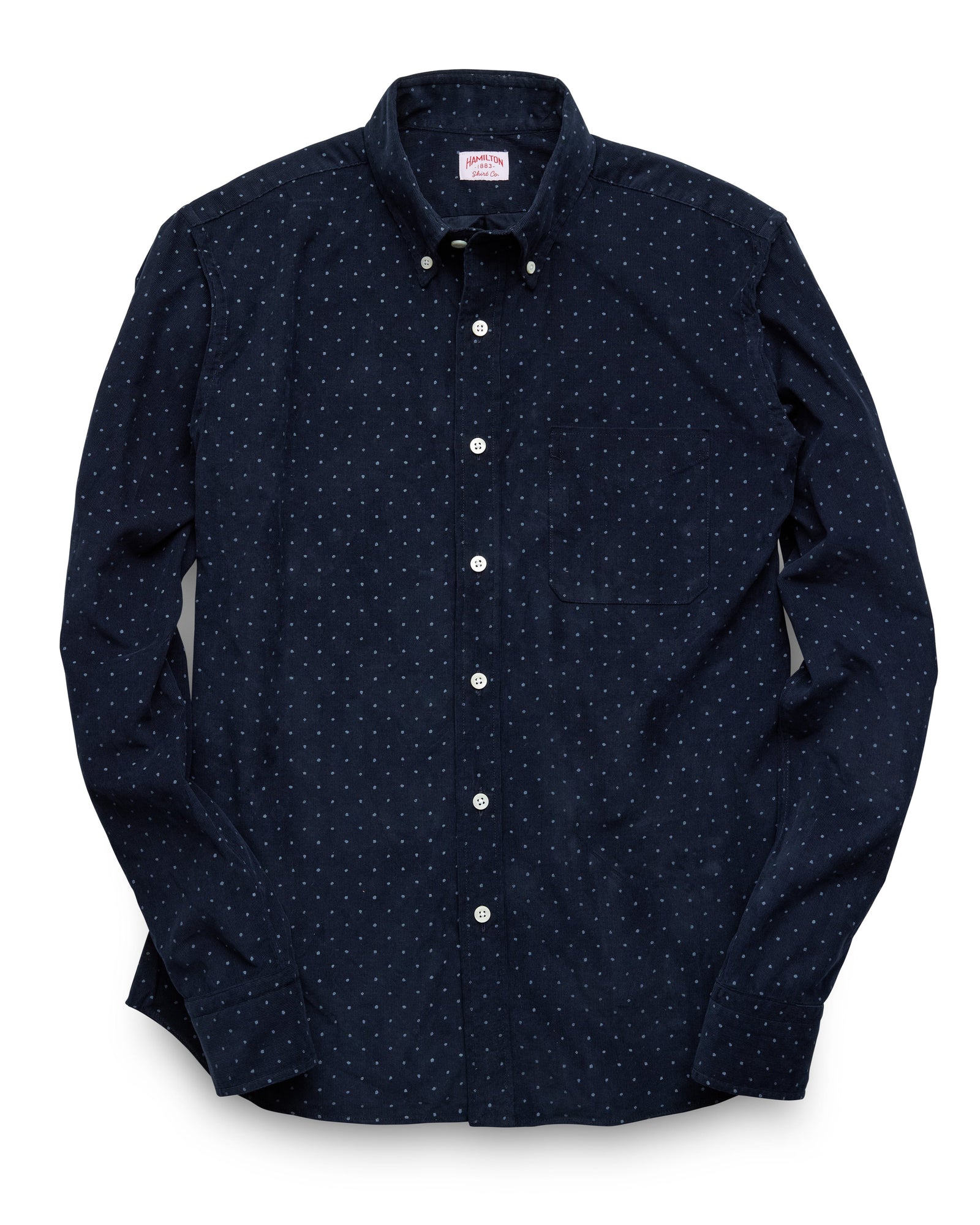 Dot Print Micro Corduroy