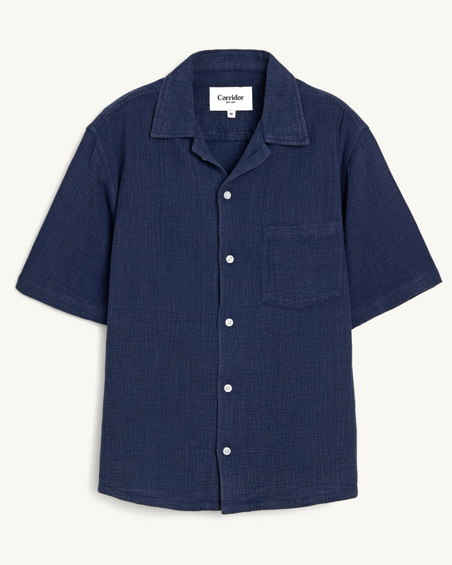 Double Cloth SS - Navy