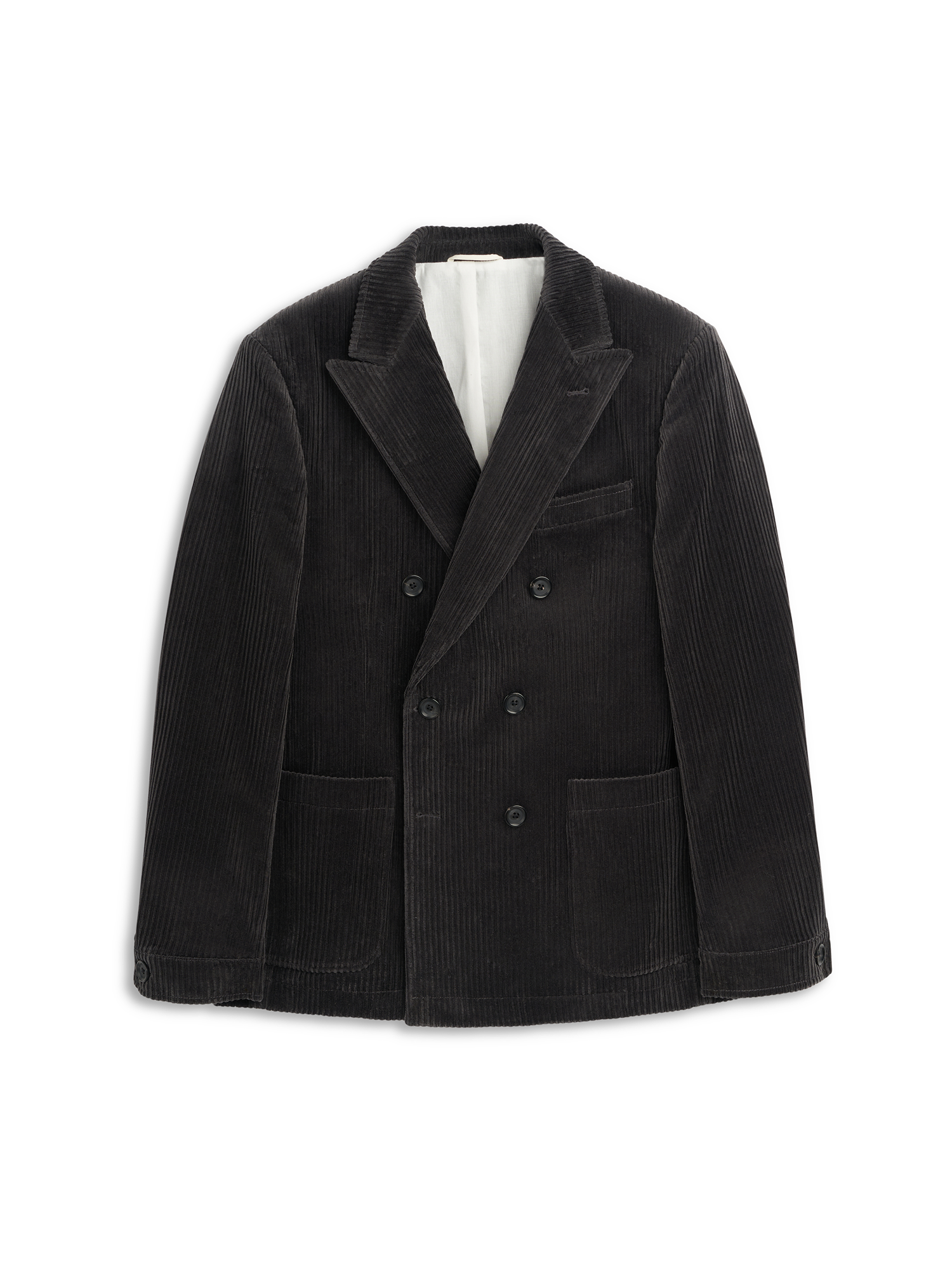 Double Breasted Jacket Deakin Cord Grey