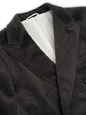 Double Breasted Jacket Deakin Cord Grey