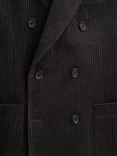 Double Breasted Jacket Deakin Cord Grey
