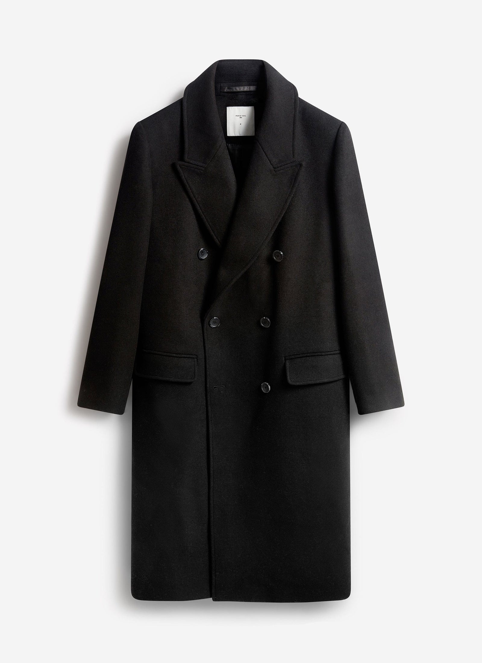 Double Breasted Overcoat Wool