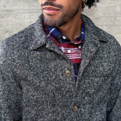 Doyle Jacket Salt Pepper Washable Donegal Tweed