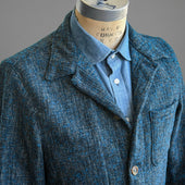 Doyle Jacket Pacific Blue Scatter Weave Tweed