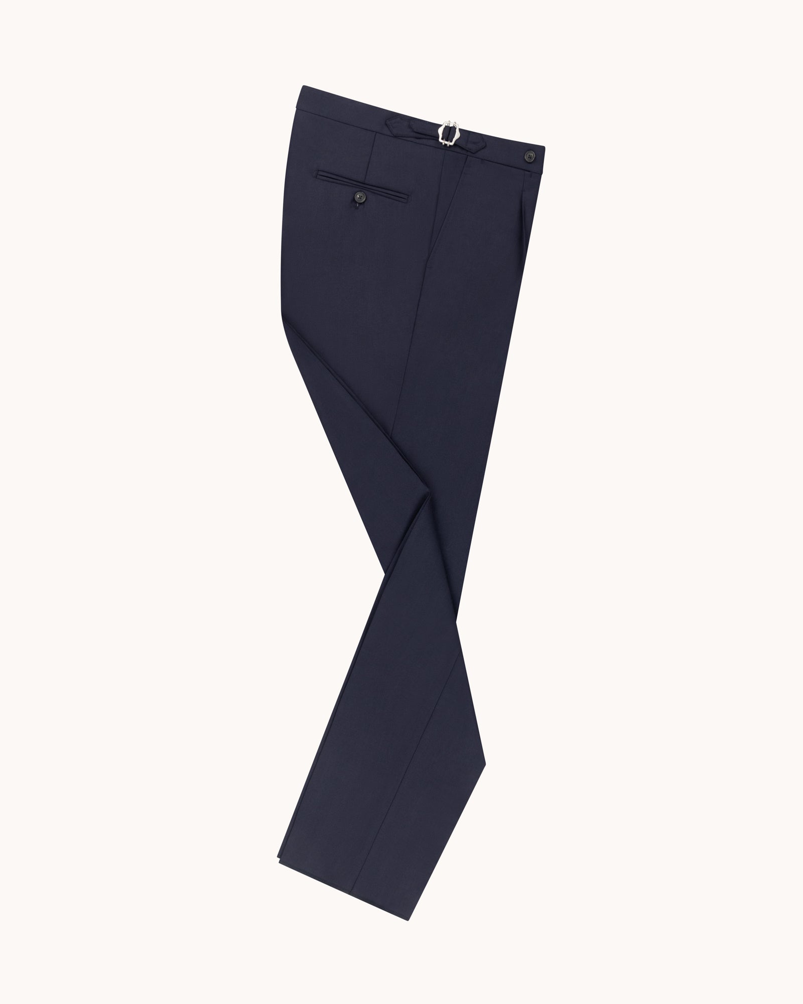 Single Pleat Trouser Herringbone Wool