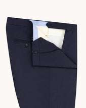 Single Pleat Trouser Herringbone Wool