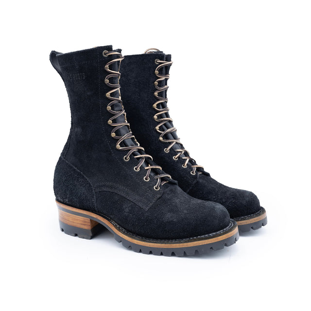 Drew's 10-Inch Logger - Black Rough Out