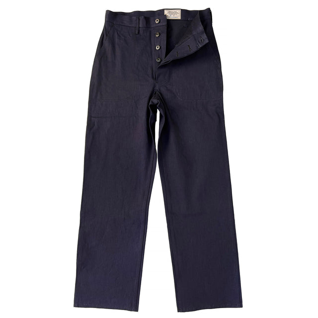 "Driver" Trousers - Indigo Jelt Twill