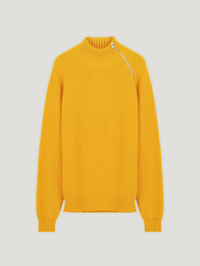 Gold Driving Sweater
