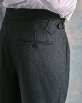 Charcoal Flannel Heritage Trousers