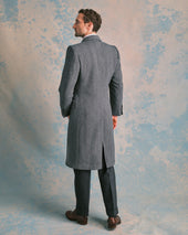 Grey Herringbone Top Coat