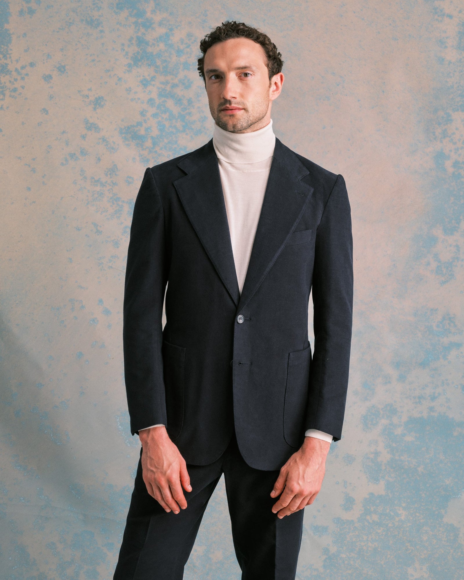 Brushed Cotton Unstructured Jacket