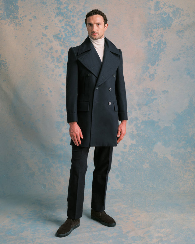 Navy Bridgecoat